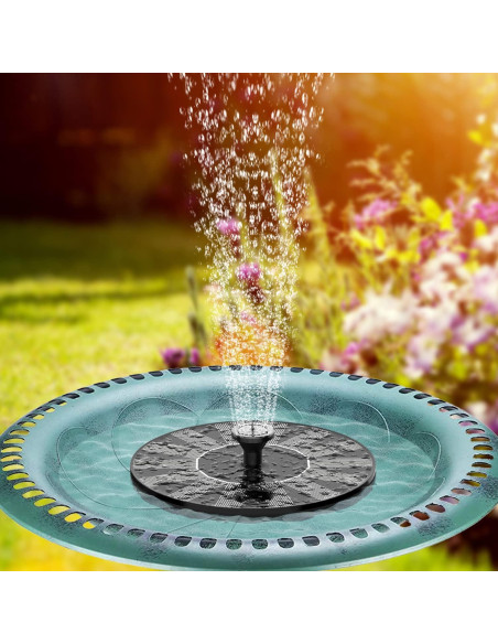 Bomba de Fuente Solar Estefanlo 1.4W para Jardín y Baño de Aves Bomba de Fuente Solar Estefanlo 1.4W para Jardín y Baño de Aves