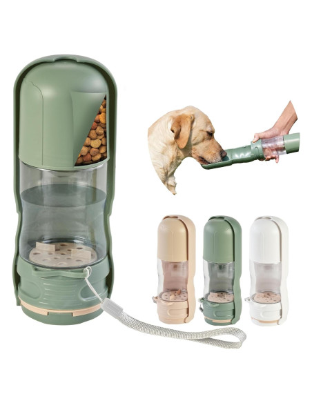 Dispensador de Agua y Comida para Mascotas Desired Tools 368.5ml Verde Dispensador de Agua y Comida para Mascotas Desired Tools 368.5ml Verde