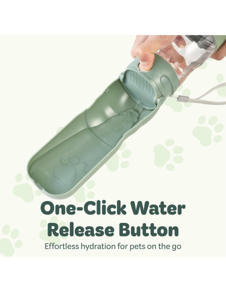 Dispensador de Agua y Comida para Mascotas Desired Tools 368.5ml Verde Dispensador de Agua y Comida para Mascotas Desired Tools 368.5ml Verde