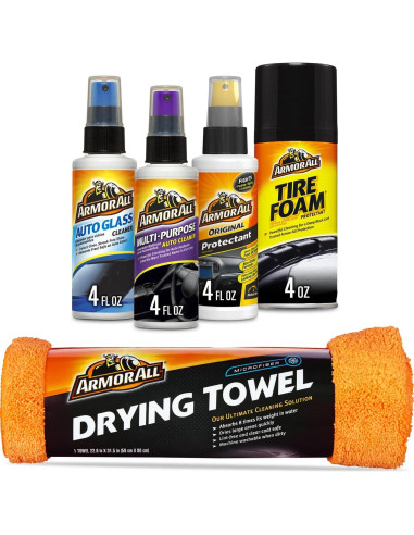 Kit de Lavado de Autos Armor All 5 Piezas - Limpiador y Protectores