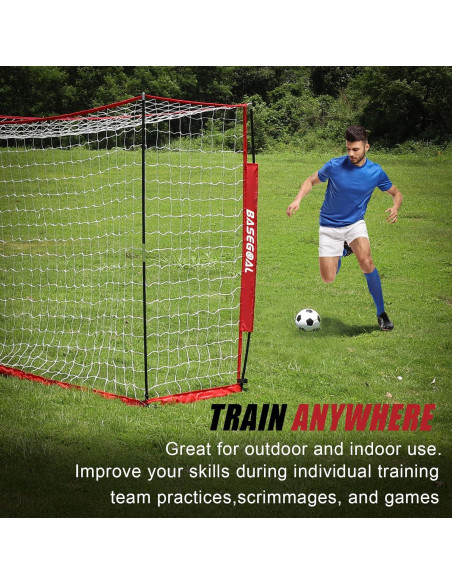 Portería de Fútbol BaseGoal 6x4 FT Plegable con Escalera de Agilidad Portería de Fútbol BaseGoal 6x4 FT Plegable con Escalera de Agilidad
