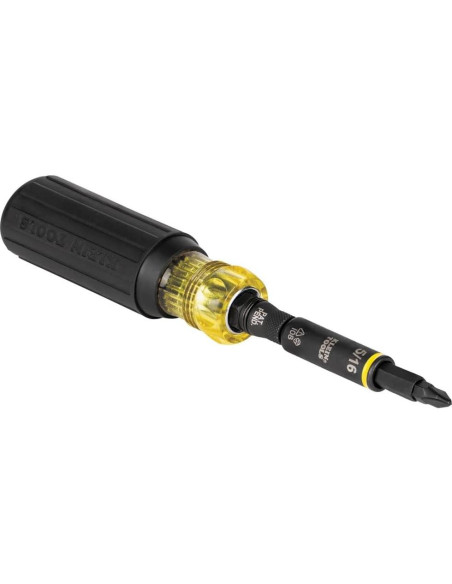 Destornillador multifuncional Klein Tools 15-en-1 con puntas Destornillador multifuncional Klein Tools 15-en-1 con puntas