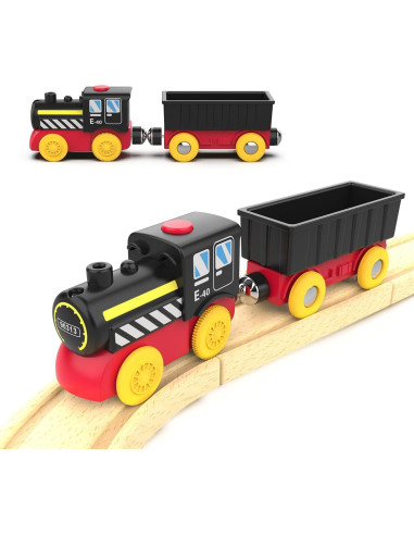 Locomotora a Pilas May & Z para Vías de Madera 9,65 cm