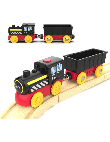 Locomotora a Pilas May & Z para Vías de Madera 9,65 cm Locomotora a Pilas May & Z para Vías de Madera 9,65 cm