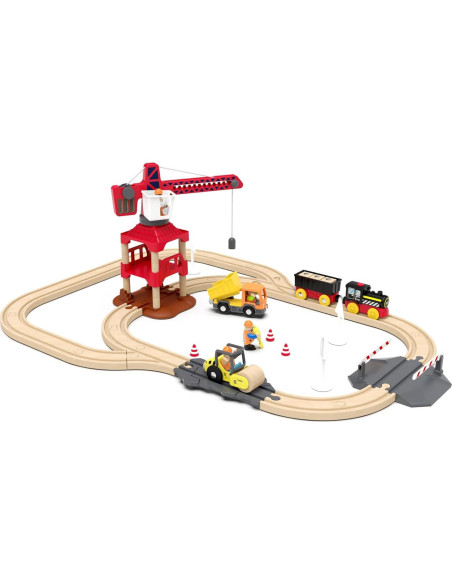 Locomotora a Pilas May & Z para Vías de Madera 9,65 cm Locomotora a Pilas May & Z para Vías de Madera 9,65 cm