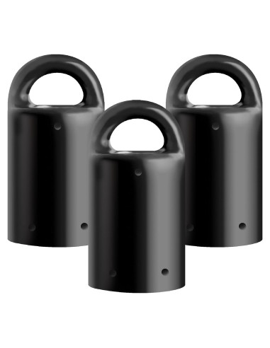 Imán de Neodimio MagnetPAL 3 Pack 6.80 kg Negro