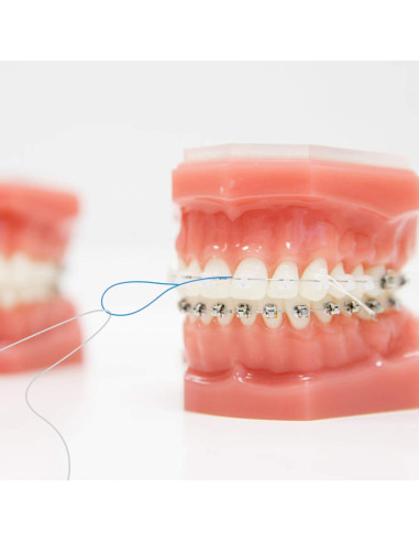 Hilos de Seda Dental VINSULLA para Brackets y Puentes - 300 Unidades
