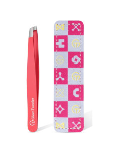 Pinzas de Depilación GlamTweeler de Acero Inoxidable Rosa
