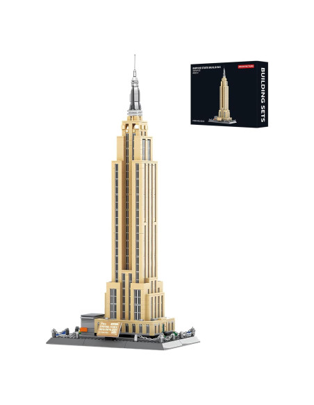 Set de Bloques de Construcción CAXIMSY Empire State 1570 Piezas Set de Bloques de Construcción CAXIMSY Empire State 1570 Piezas