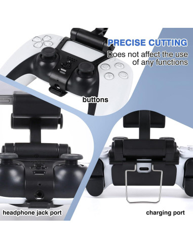 Soporte para Teléfono EasEasy para Controlador PS5 - Negro