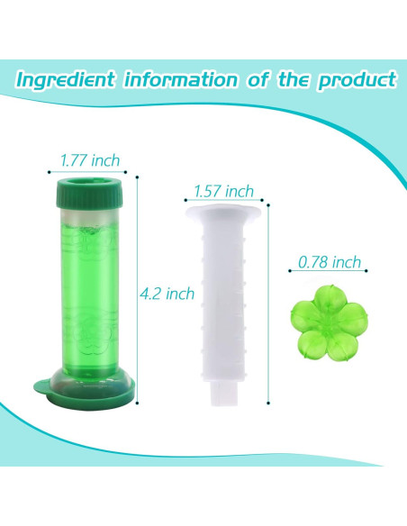 Sello de Gel para Inodoro Ayipaqen 4PCS Aroma Jazmín Sello de Gel para Inodoro Ayipaqen 4PCS Aroma Jazmín