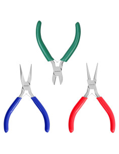 Juego de Alicates de Joyería WORKPRO 3 Piezas Acero al Carbono