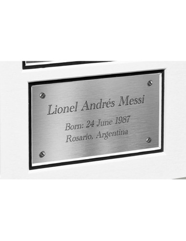 Montaje Fotográfico Cristiano Ronaldo y Lionel Messi - Marco 55x30cm