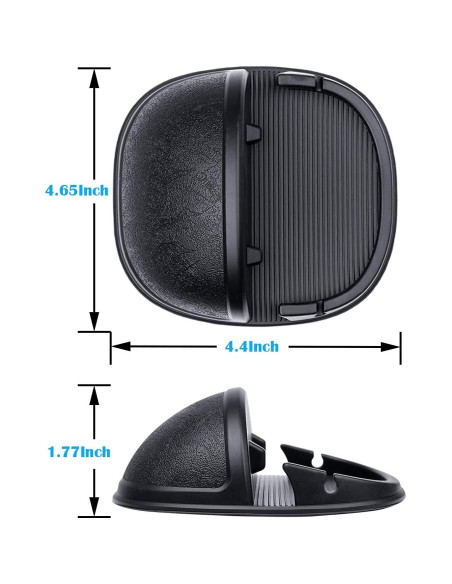Soporte para Teléfono Celular de Automóvil Chirsfly Negro Soporte para Teléfono Celular de Automóvil Chirsfly Negro