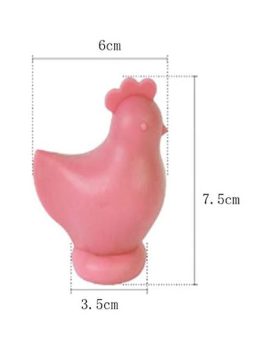 Separador de Huevos de Silicona IKAAR Rojo Portátil 6x7.5cm