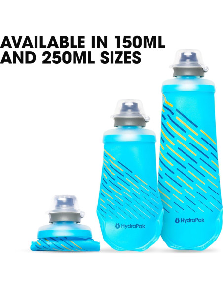 Botella Plegable HydraPak SoftFlask 150ml Libre BPA Azul Botella Plegable HydraPak SoftFlask 150ml Libre BPA Azul