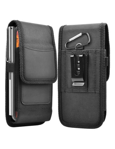 Funda de cuero vegano para Cricket Icon 6/5/4 y Dream 5G