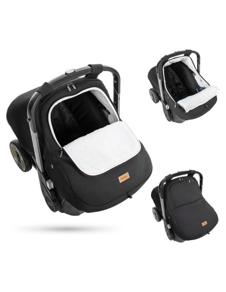 Cubierta de Asiento de Coche para Bebé Bioby Negra Impermeable Cubierta de Asiento de Coche para Bebé Bioby Negra Impermeable