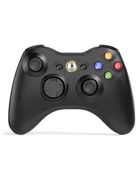 Controlador Inalámbrico W&O para Xbox 360 y PC - Negro Controlador Inalámbrico W&O para Xbox 360 y PC - Negro