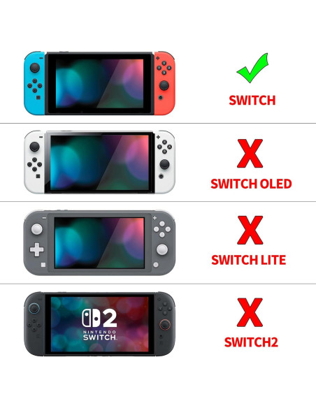 Cubiertas Ergonómicas PlayVital para Nintendo Switch - 2 Diseños Cubiertas Ergonómicas PlayVital para Nintendo Switch - 2 Diseños