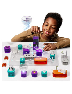 Kit de Circuitos Eléctricos Science Can para Niños 80 Experimentos