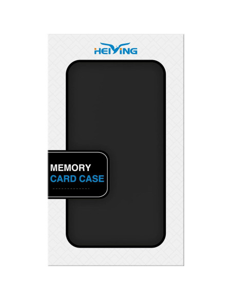 Estuche para Tarjetas SD HEIYING HY18-20, 20 Ranuras, Negro Estuche para Tarjetas SD HEIYING HY18-20, 20 Ranuras, Negro