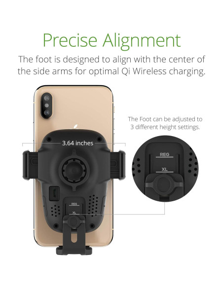 Cargador Inalámbrico para Auto iOttie Auto Sense Qi con Soporte Cargador Inalámbrico para Auto iOttie Auto Sense Qi con Soporte