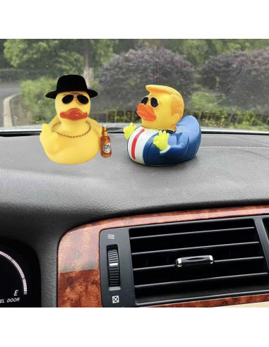 Pato de Goma Amarillo TAOHUAJIANG Decoración Divertida