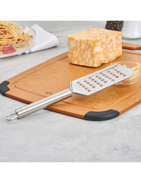 Rallador Grueso de Acero Inoxidable Restaurantware 27.94 cm Rallador Grueso de Acero Inoxidable Restaurantware 27.94 cm