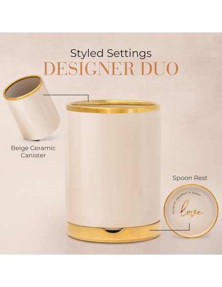 Soporte de Utensilios de Cocina Styled Settings Beige 2.25 kg Soporte de Utensilios de Cocina Styled Settings Beige 2.25 kg