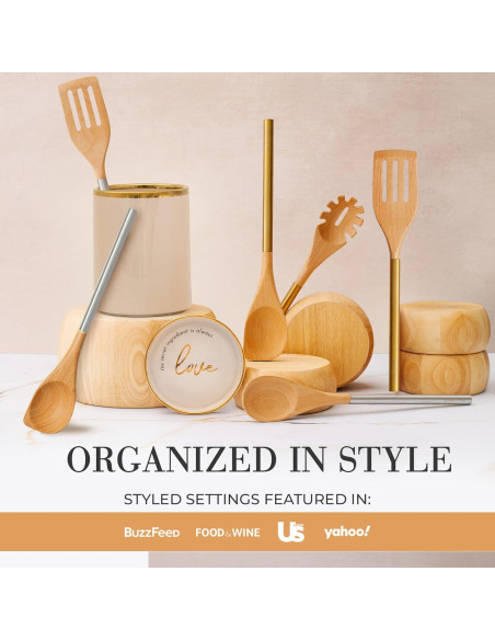 Soporte de Utensilios de Cocina Styled Settings Beige 2.25 kg Soporte de Utensilios de Cocina Styled Settings Beige 2.25 kg