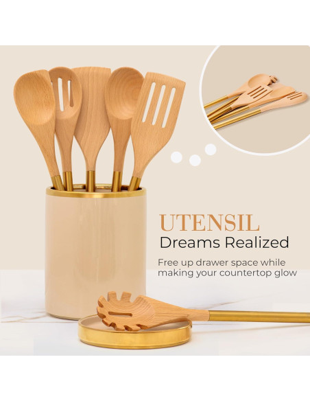 Soporte de Utensilios de Cocina Styled Settings Beige 2.25 kg Soporte de Utensilios de Cocina Styled Settings Beige 2.25 kg