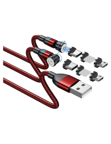 Cable de Carga Magnético Bithai Tipo C 0.49m - 2 Piezas