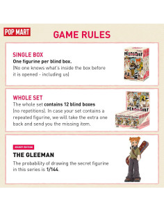 Figuras coleccionables POP MART Peach Riot Rise Up - 12 unidades 2