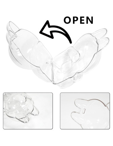 Caja de Exhibición Acrílica para Muñeca de Peluche 15cm