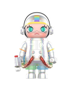 Figurita POP MART MEGA Space Molly 400% Arcoíris 29.5cm