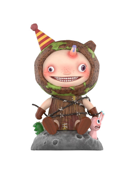 Figura POP MART Hirono x Polar Symbiosis 10 cm Juguete Decorativo Figura POP MART Hirono x Polar Symbiosis 10 cm Juguete Decorativo