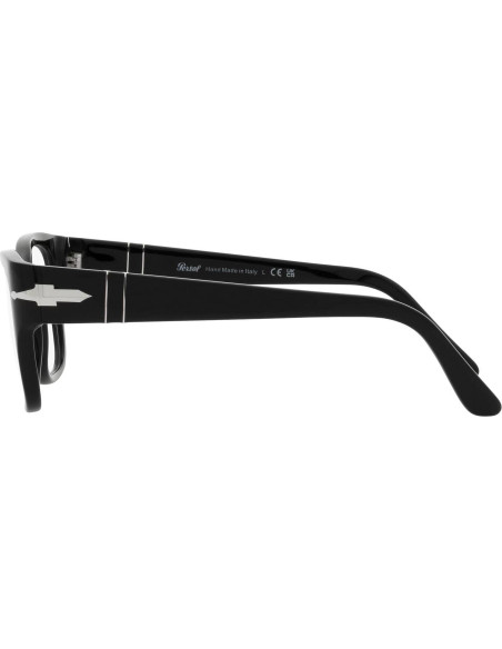 Montura de Gafas Recetadas Persol PO3297V Rectangular Negra Montura de Gafas Recetadas Persol PO3297V Rectangular Negra