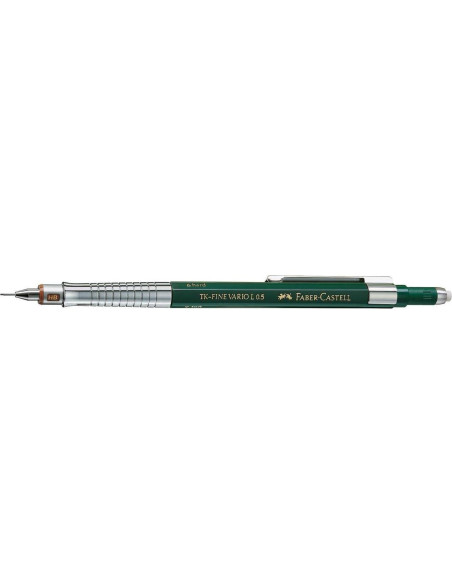 Lápiz Mecánico Faber-Castell TK Fine Vario 0.5mm Verde Lápiz Mecánico Faber-Castell TK Fine Vario 0.5mm Verde