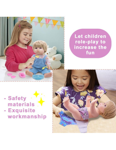 Ropa de Muñeca Chenghai 30-38 cm con 9 Vestidos y Accesorios