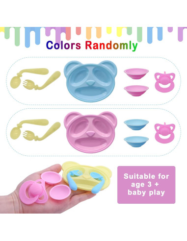 Ropa de Muñeca Chenghai 30-38 cm con 9 Vestidos y Accesorios