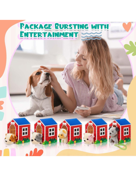 Cajas de Fiesta de Perro ShinyRelief con Mini Peluches 24 Pcs Cajas de Fiesta de Perro ShinyRelief con Mini Peluches 24 Pcs
