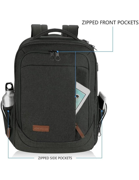 Mochila KROSER Grande para Laptop 17.3" Resistente al Agua Mochila KROSER Grande para Laptop 17.3" Resistente al Agua