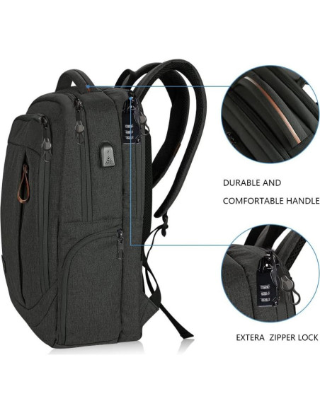Mochila KROSER Grande para Laptop 17.3" Resistente al Agua Mochila KROSER Grande para Laptop 17.3" Resistente al Agua