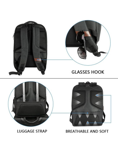 Mochila KROSER Grande para Laptop 17.3" Resistente al Agua