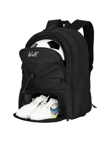 Mochila Deportiva WOLT para Balón de Fútbol y Zapatos 30L Mochila Deportiva WOLT para Balón de Fútbol y Zapatos 30L