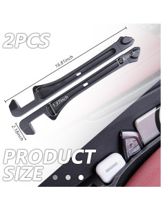 Organizador de espacio entre asientos Salior 42.7cm PU 2PCS 2
