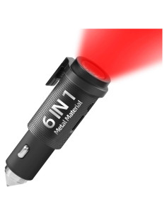 Kit de Emergencia 6 en 1 CINTHIA: Rompe Ventanas y Cargador USB