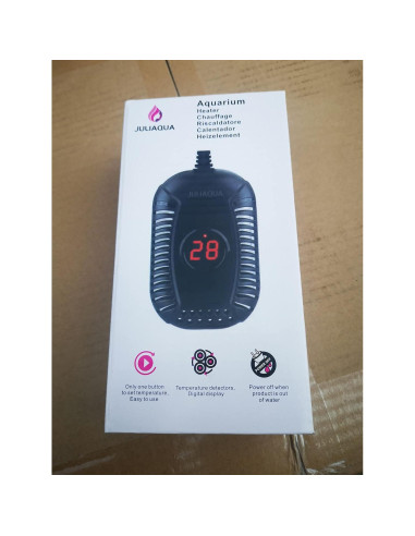 Calentador de Acuario JULIAQUA 150W con Pantalla Digital
