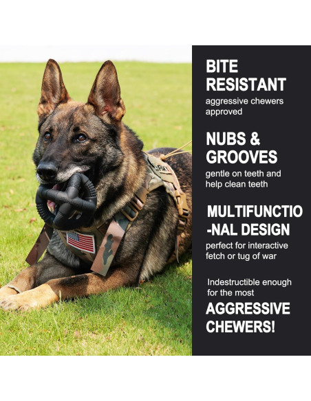 Pelota de Caucho Natural BiteKing para Perros Grandes - Negro Pelota de Caucho Natural BiteKing para Perros Grandes - Negro